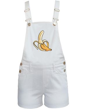 My Pair Of Jeans Funny Overalls - White