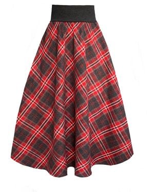 Frock Tales Bonnie Midi Skirt - Red