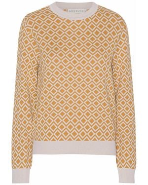 GROBUND Petra Knit Blouse - Natural