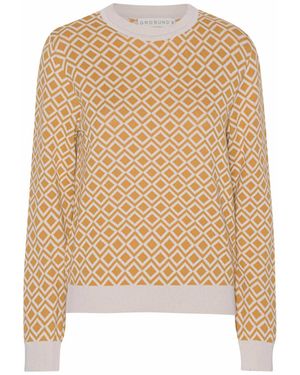 GROBUND Petra Knit Blouse - Natural