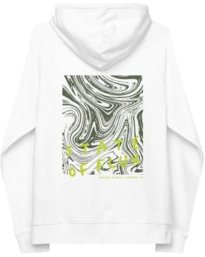 Anchor and Crew Seventeen State Of Flux Editions Organic Cotton Hoodie - White