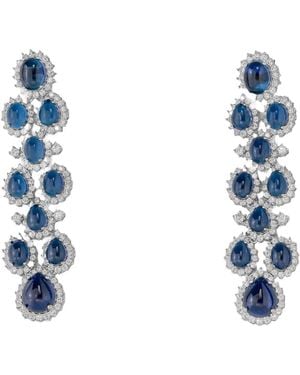 Meraki by Rashmi Bajaj Elise Earrings - Blue