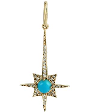 Artisan Diamond North Star Pendant - Blue