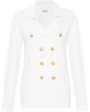 Peraluna Katherine Standard Cut Knit Blazer - White
