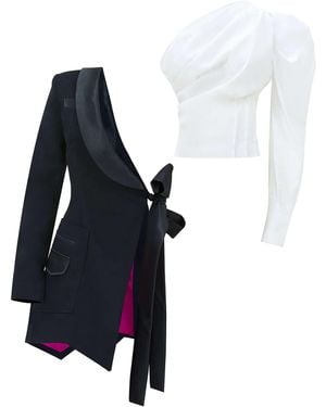 Tia Dorraine Double Identity Asymmetric Two - Blue