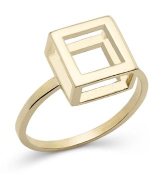 Sheida Farrokhi Square Ring - Metallic