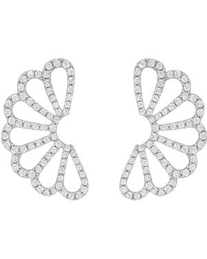 Maison De Gala Celestia Open Halo Earrings - Metallic
