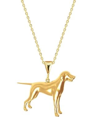 Nowart Jewelry Dog Figure Necklace - Metallic
