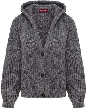 Mandragora Alpaca And Merino Wool Sweater Roye - Gray