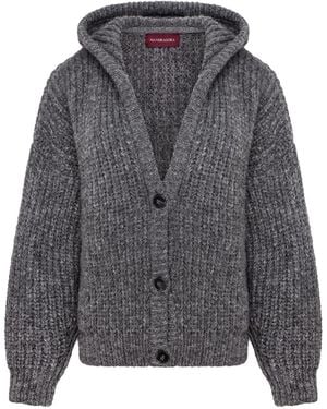 Mandragora Alpaca And Merino Wool Sweater Roye - Gray