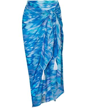 Sophia Alexia Sea Dream Cotton Sarong - Blue