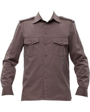 Maison Bogomil Military Shirt - Brown