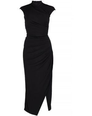 Herfetch Midi Kimono Dress - Black