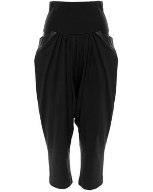 Silvia Serban Conical Pleated Pants - Black