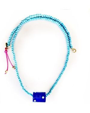 Persia Dona Jewelry X Lapis Necklace - Blue