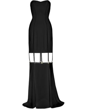 Vestiaire d'un Oiseau Libre Suspender Dress - Black