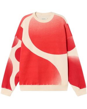 Thinking Mu Spray Jimena Sweatshirt - Red