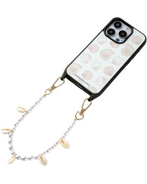 Cordée Cases Neutrals Pearl Paradise Phone Chain Set Magsafe - Metallic