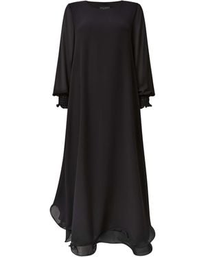 James Lakeland Maxi Wave Hem Dress - Black