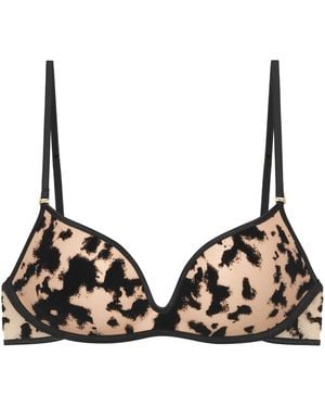 Perilla Lingerie Harlow Bra Monocup Push Up Nude - Brown