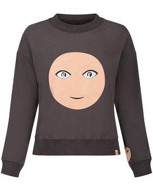 Greatfool Face Jumper - Black
