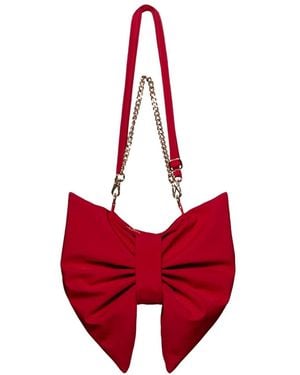 RainSisters Bow Clutch Purse - Red
