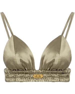 Vazaf Neutrals Full Moon Bra - Green