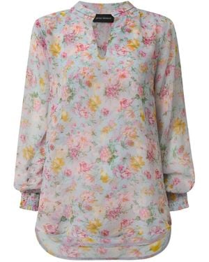 James Lakeland Vintage Floral Print Blouse - White