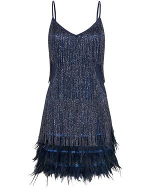Pretty Eccentric Hundred Watt Tassel Dress - Blue