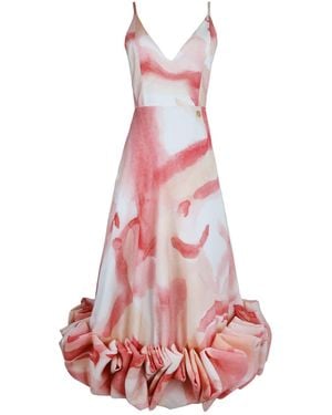 Ak Royalty Resortwear Florence Dress Peach Cloud - Pink