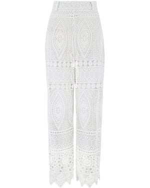 Shooni Joanna Flare Trouser - White