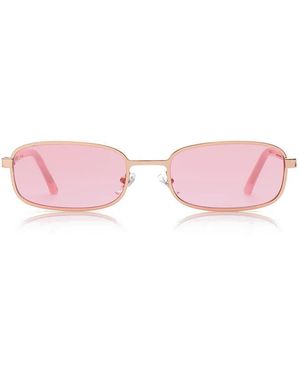 A.Kjærbede Noah Sunglasses Rosegold Galactic - Pink
