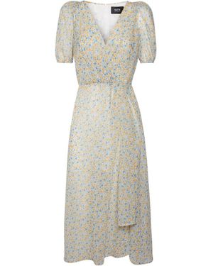 SVETA Milano Berkeley Long Floral Dress - Natural
