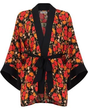 Henelle Night Bloom Jacket - Red