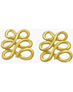 Eunoé Golden Eternity Earrings - Metallic