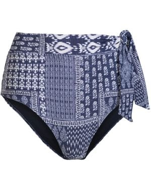 Change of Scenery Side Tie High Waist Bottom - Blue