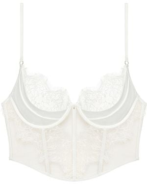 Perilla Lingerie Grisella Semi-Corset Off - White