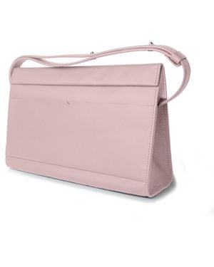 godi. The Christy Handmade Adjustable Leather Shoulder Bag - Pink