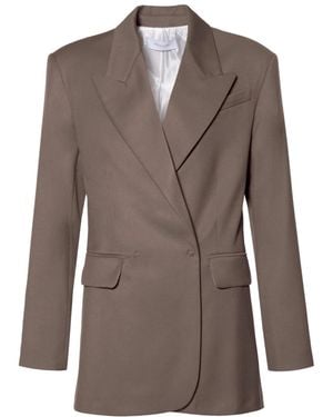 AGGI by HALEWSKI Blair Melange Blazer - Brown