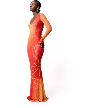 Ofuure Melia Maxi Dress - Red