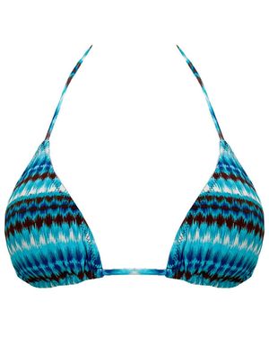SIGUELSOL Aguas Triangle Top - Blue