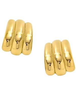 Mg Jewelry Golden Monroe Waterproof Earrings - Metallic