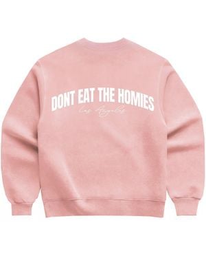 Dont Eat the Homies Arch Crewneck - Pink
