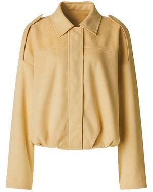 Ats the Label Qiana Suede Jacket - Metallic