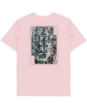 Anchor and Crew Cotton Three Japan Gurafiku Organic Cotton T-Shirt - Pink
