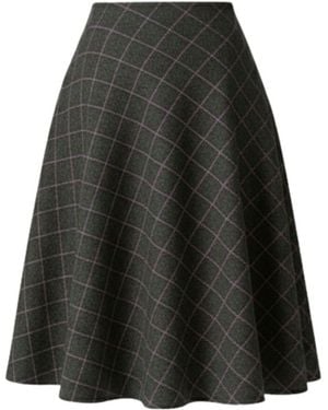 IZABELA MANDOIU Bias-Cut Midi Skirt - Black