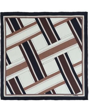 Lost Pattern Lost Pattern X Leatherology Silk Pocket Square - Black