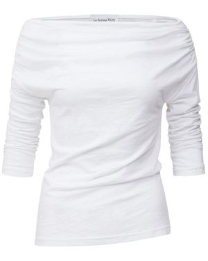 LA FEMME MIMI Bio Top - White