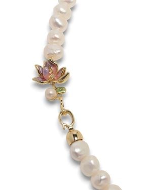 Ninemoo Iris Aurora Pearl Necklace - White