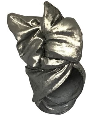 Romer Millinery Twisturban Turban - Metallic